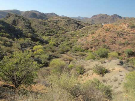 view of hillside