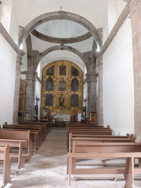 Inside Mission San Javier