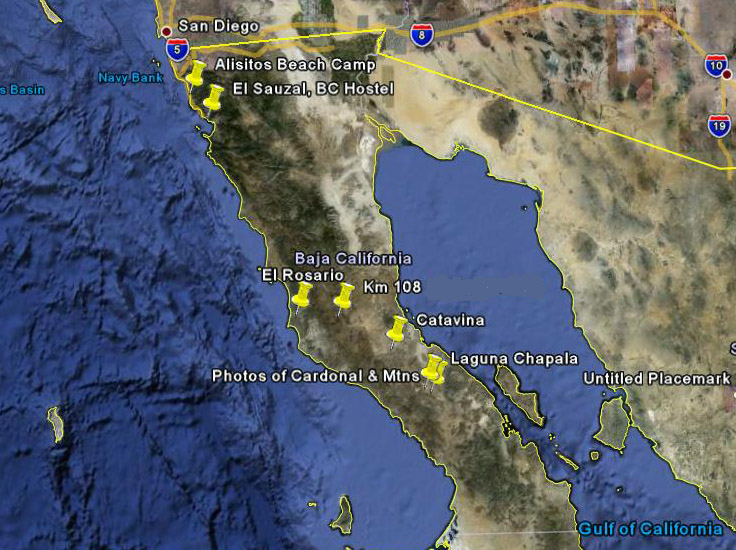 Mapa satelital de Google