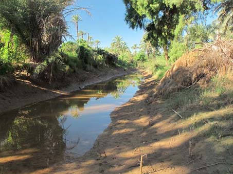 Large pool in river channel