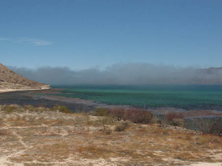 Neblina en Bahía Concepción