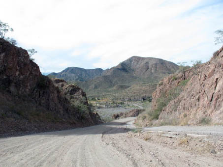 First view of Arroyo San Jose de Magdalena