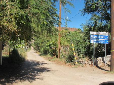 La terraceria hacia San Isidro