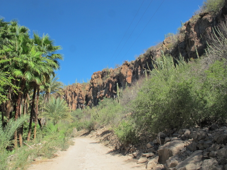 road along arroyo