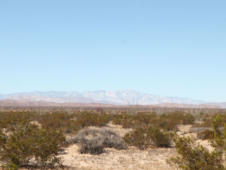 llano desértico cerca de San Felipe