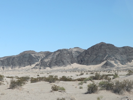 las dunas cerca de Laguna Salada y La Ventana