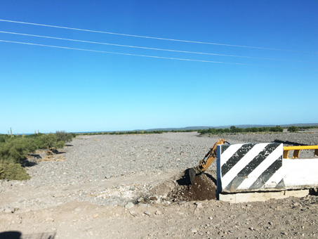 storm damage at Boca de Magdalena