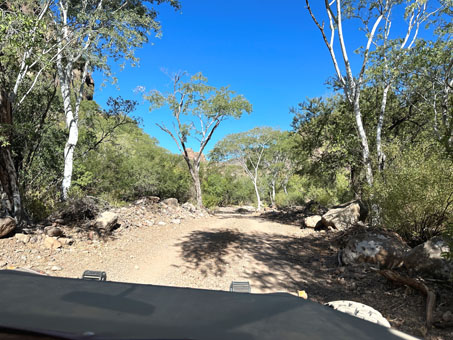 Arroyo desertico cerca de Rancho El Ingerto