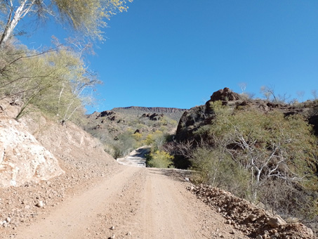 Camino al oeste de Rancho Ingerto