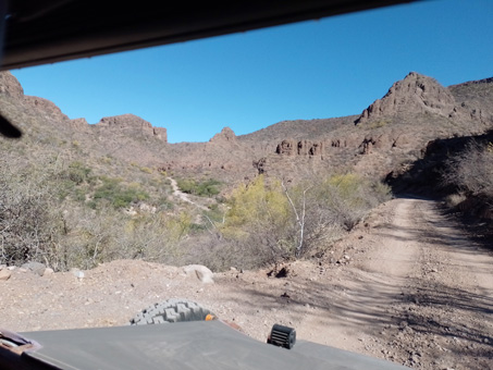 Road west of Rancho Ingerto