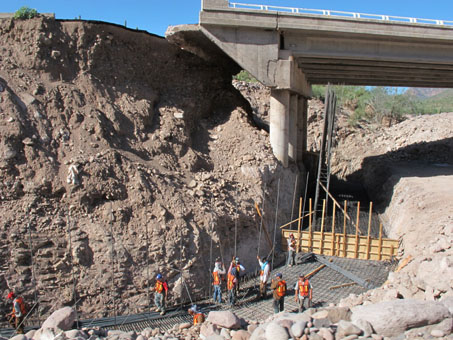 Bridge under major repair.