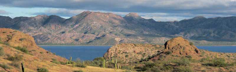 panoramic view of Bahia Concepcion