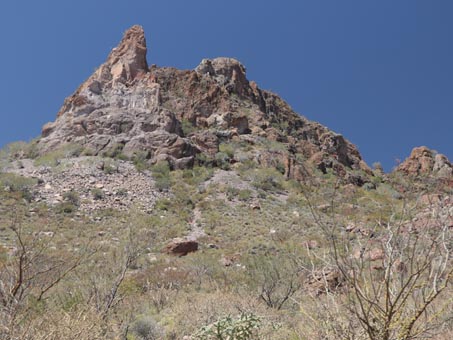 desert hillside