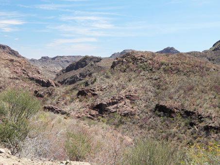 View from near top of the grade