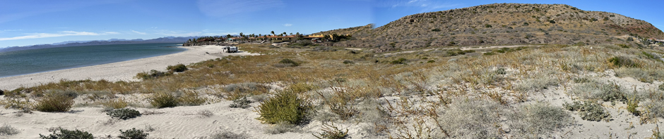 panorama of Punta Chivato