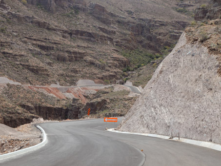 El camino a Sierra de San Francisco